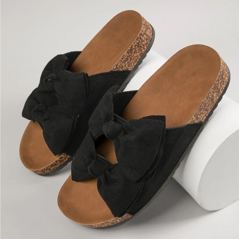 DOUBLE BOW SANDALS